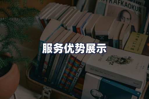 服务优势展示
